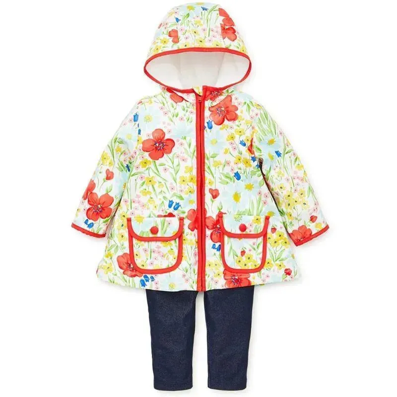 Bright Floral Jacket Set, Multicolor by Little Me Jackets & Outerwear