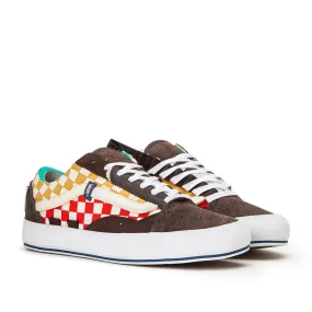 Brown and Multi Vans Vault Old Skool Cap LX Regrind