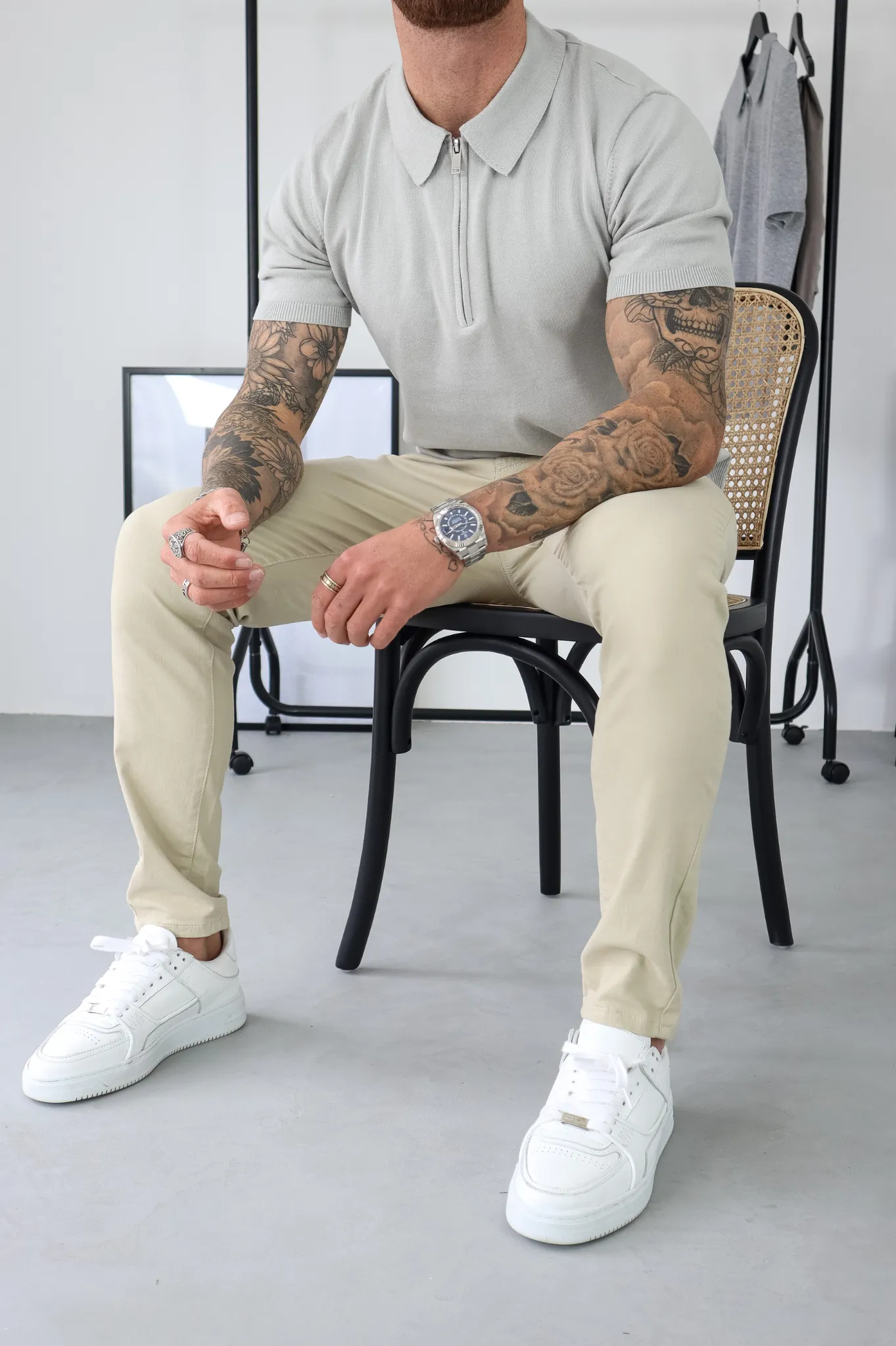 Stone CHINO Capo Pant