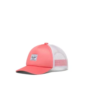 Shell Pink/White Herschel Baby Whaler Mesh Cap for 6-18 Months