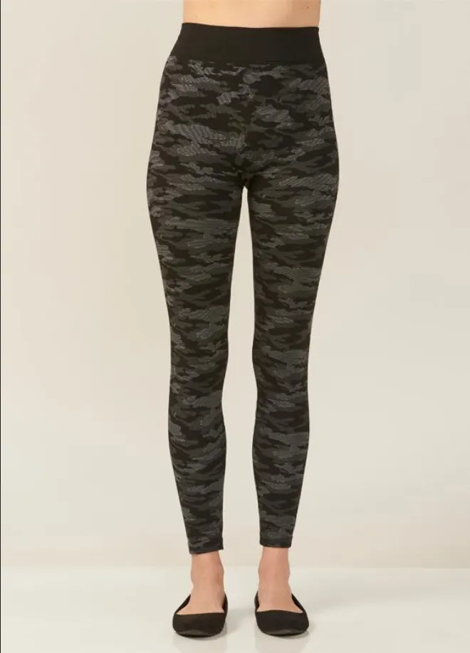 Charlie Paige Camo Fleece Leggings