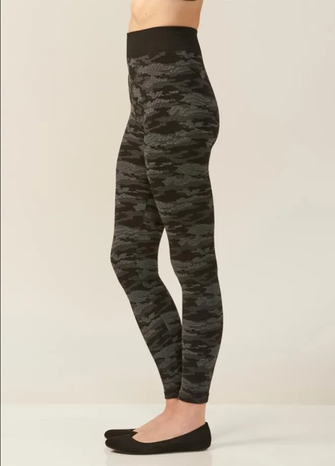 Charlie Paige Camo Fleece Leggings