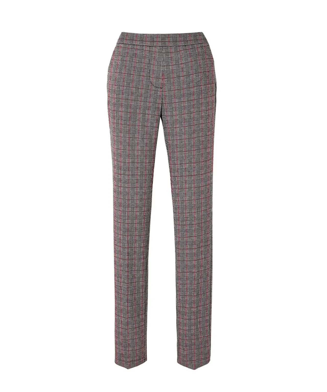 Checkered Pull-on Trousers