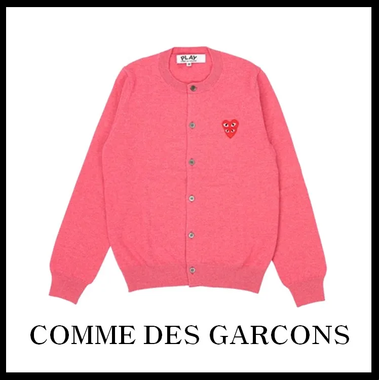 COMME des GARCONS Cotton Logo Cardigans | Street Style