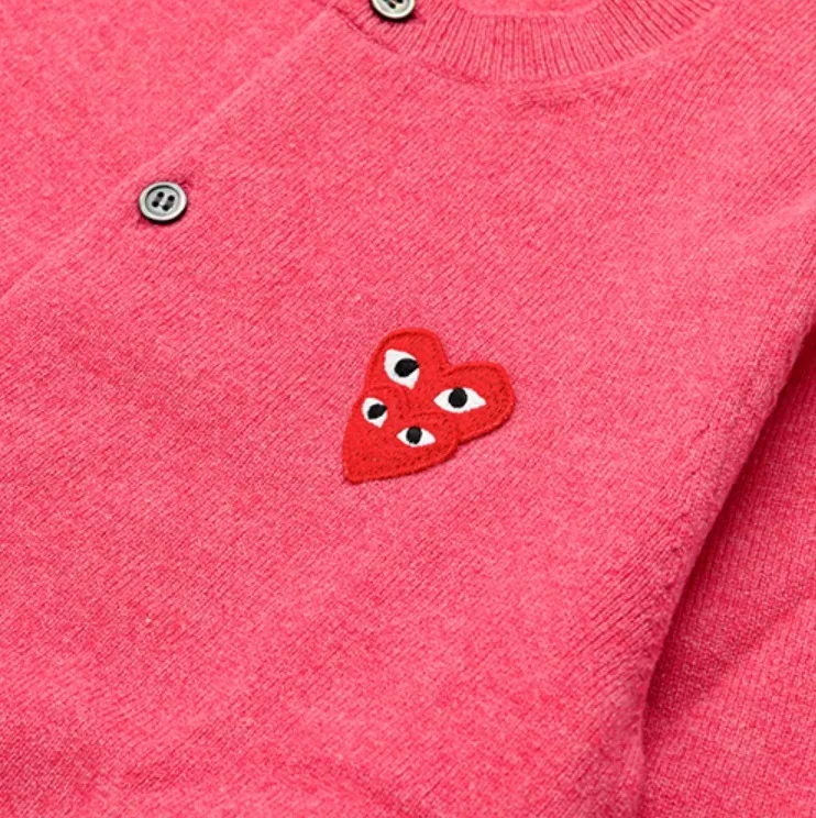 COMME des GARCONS Cotton Logo Cardigans | Street Style