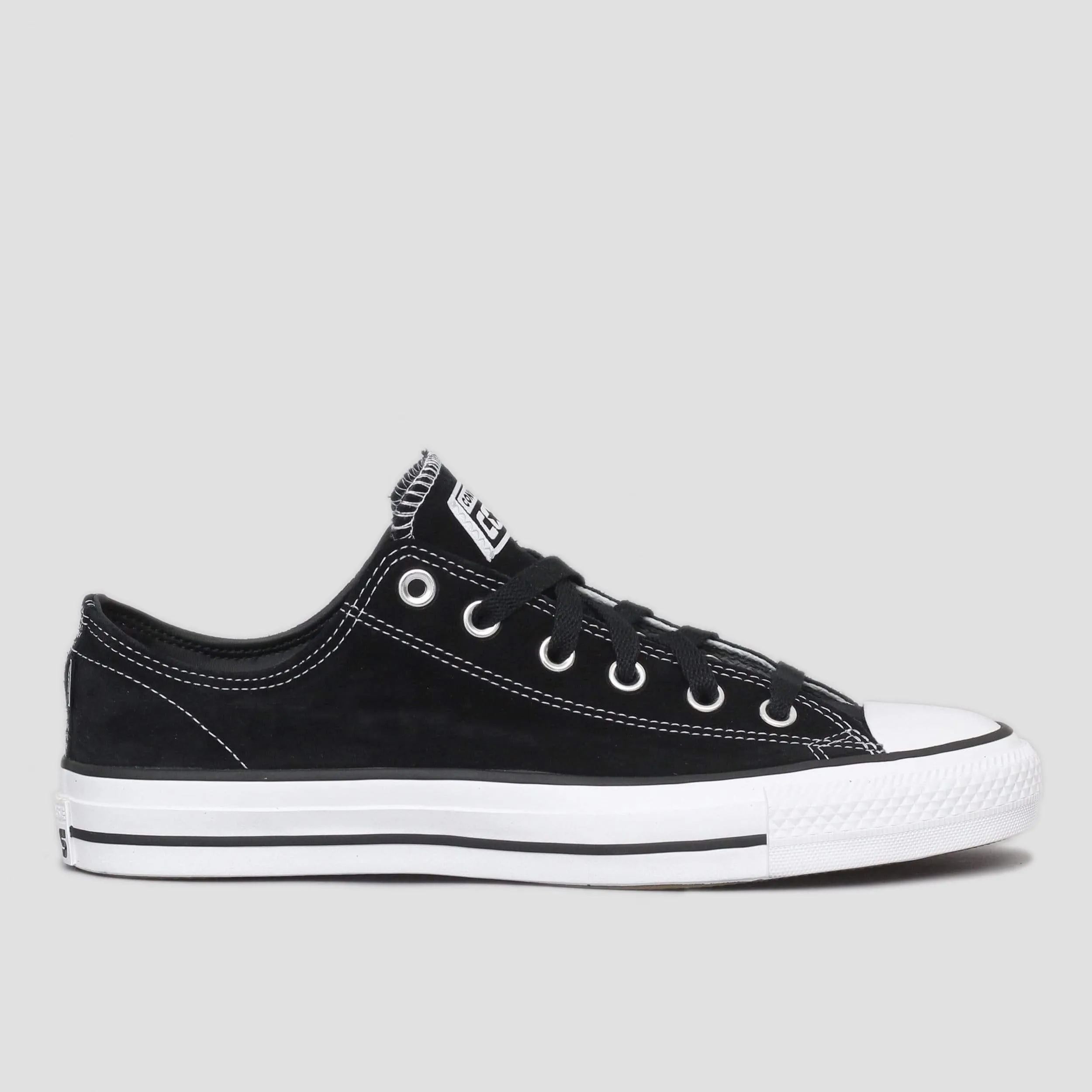 Converse Black/White Suede Shoes from Slam City Skates London UK