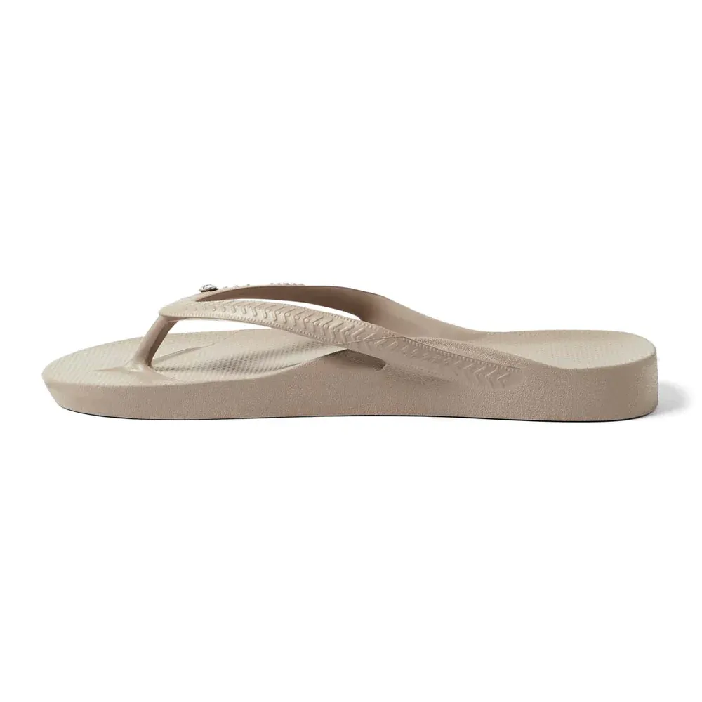 Crystal Taupe Archies Jandals