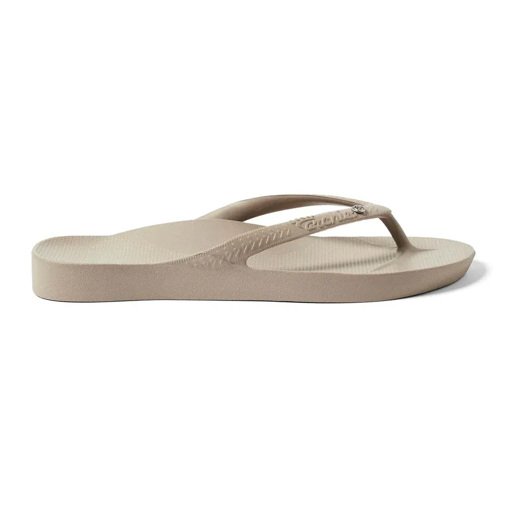 Crystal Taupe Archies Jandals