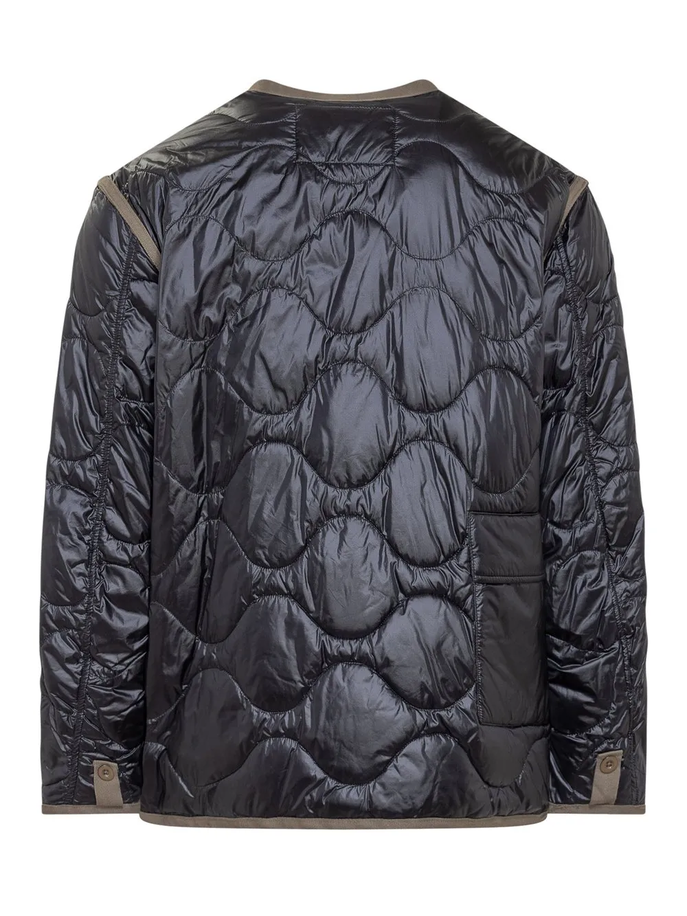 Cut-Out Quilted Jacket.