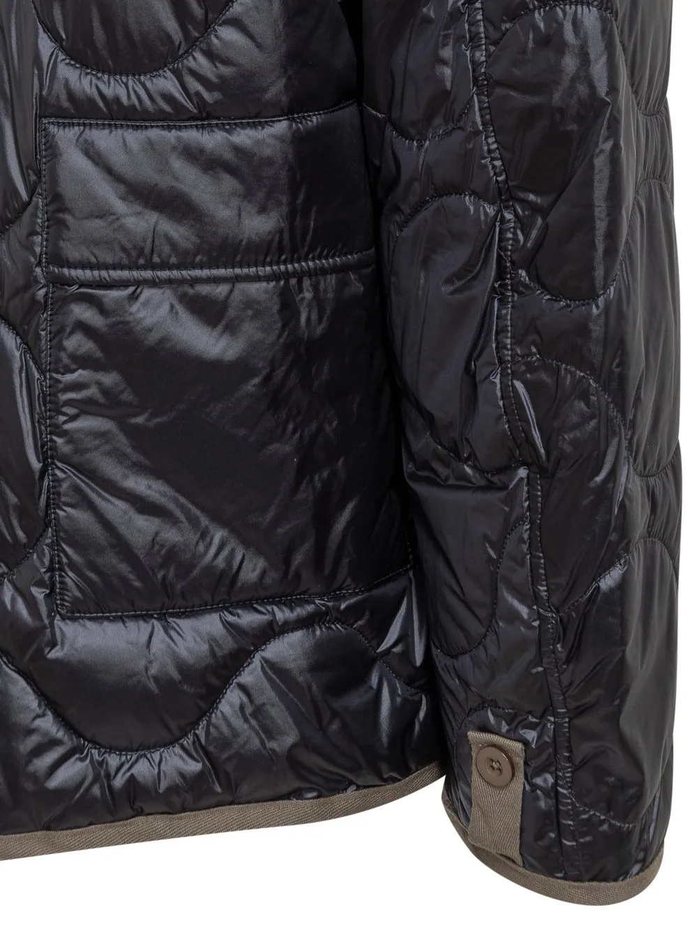 Cut-Out Quilted Jacket.