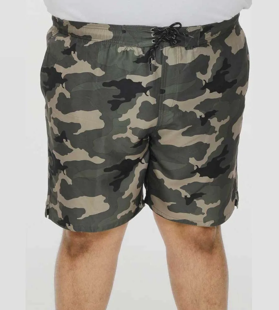 D555 Mens Camouflage Printed Swim Shorts (KODY)