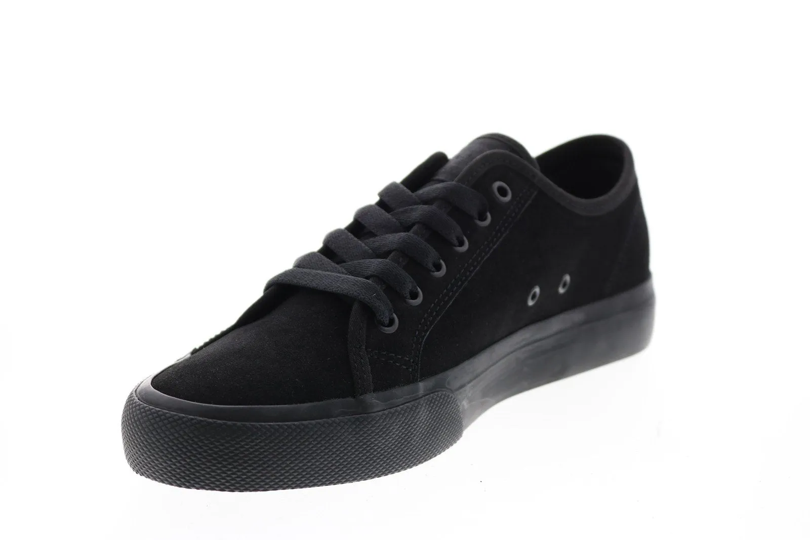 DC Black Suede Men's Skate Sneakers Shoes ADYS300679