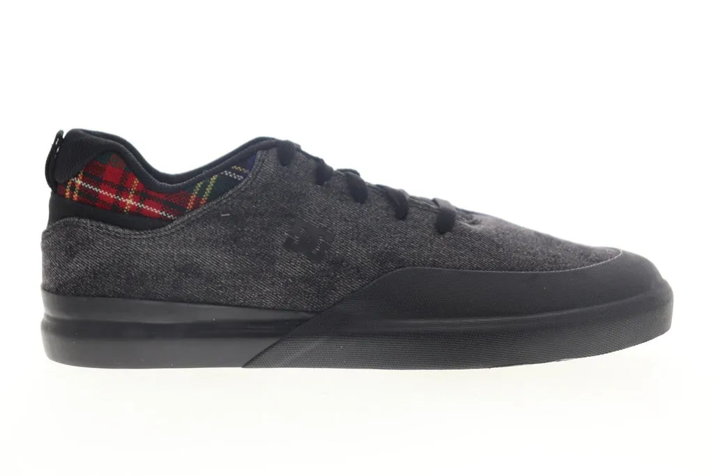 DC Men's Black Canvas Low Top Skate Sneakers - Infinite TX SE ADYS100527