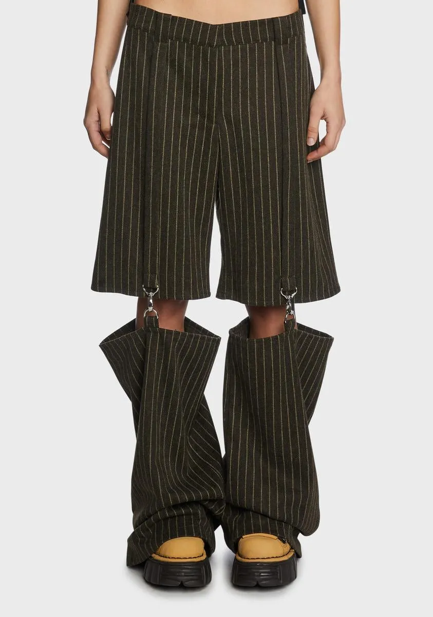 Edgy Savage Cutout Trousers