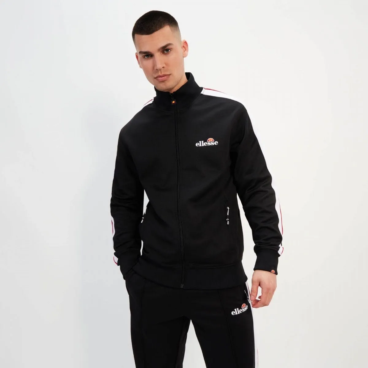 Ellesse Giandoso Track Jacket in Black