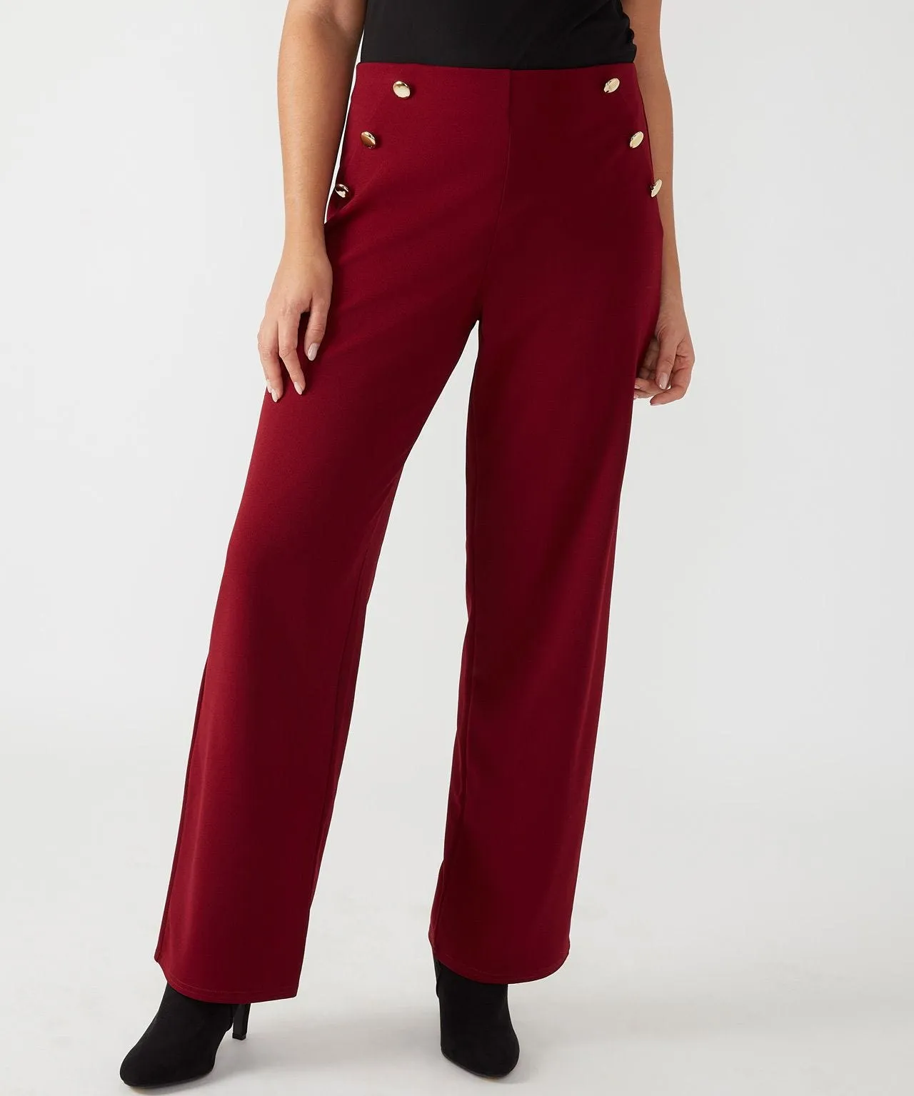 Wide Leg Jersey Trousers from First Avenue