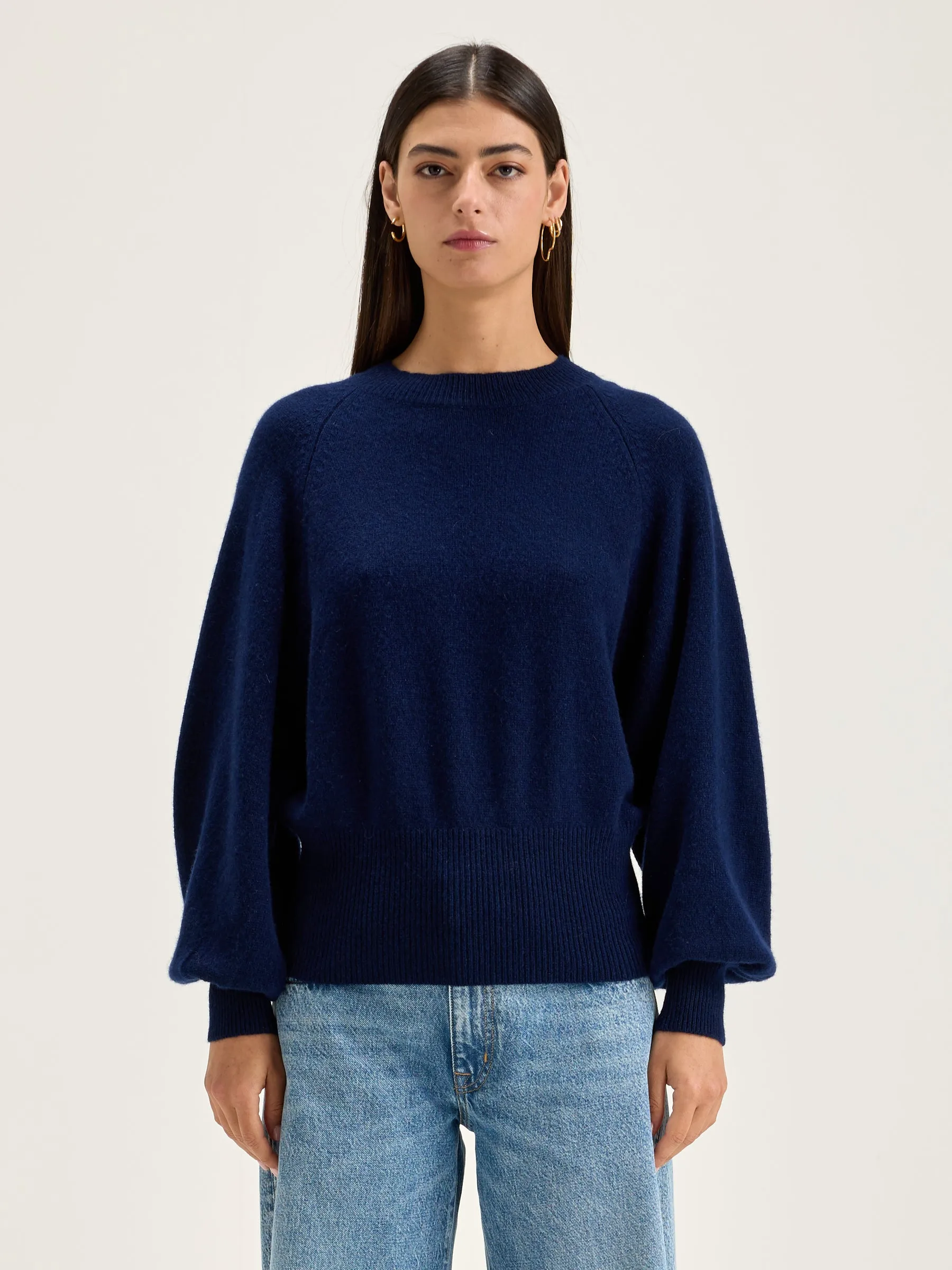 GANTO Naval Blue Sweater - Style 242 for Women