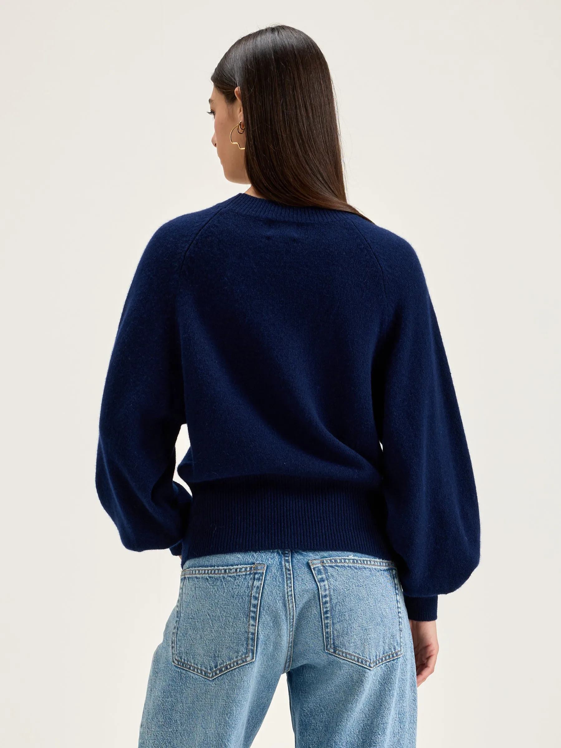 GANTO Naval Blue Sweater - Style 242 for Women