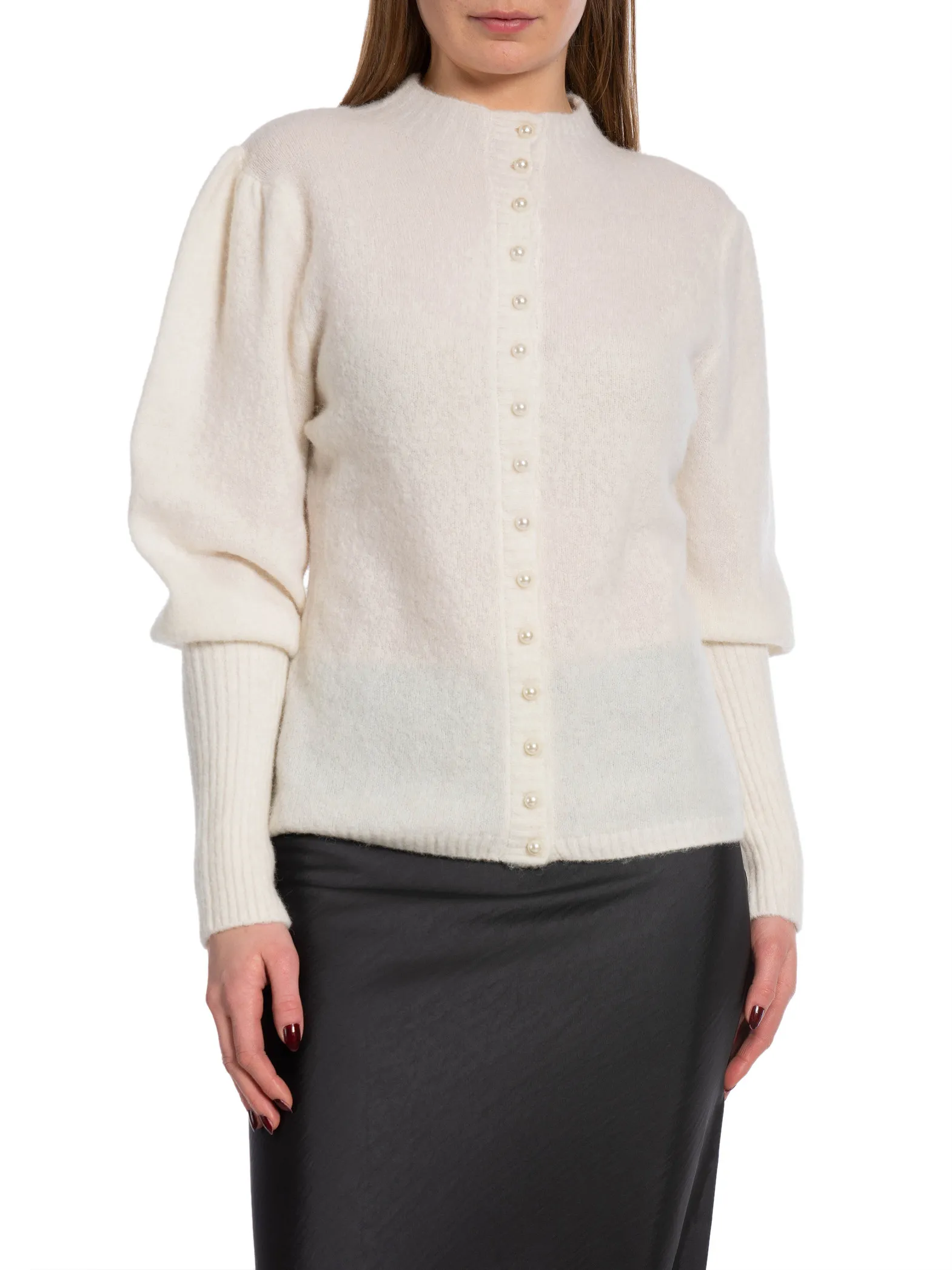 GESTUZ AGNES EGRET CARDIGAN