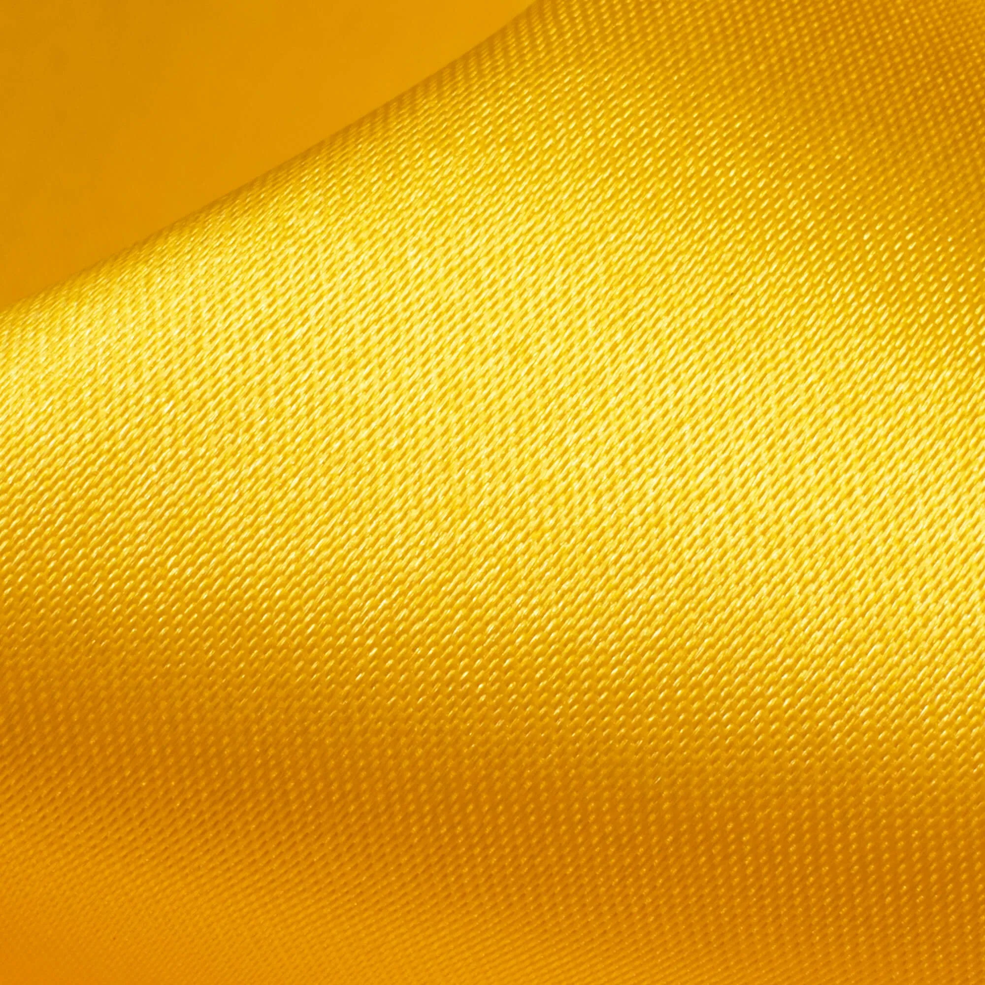 Golden Yellow Plain Neon Satin Fabric