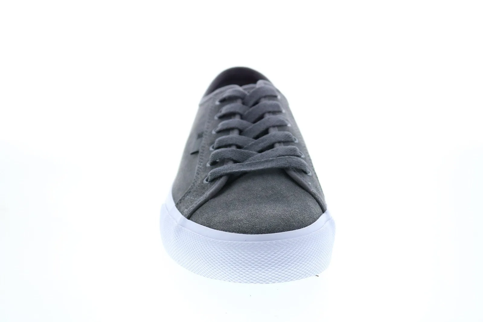 Gray Suede Skate Inspired Sneakers Shoes for Men - DC Manual S ADYS300637