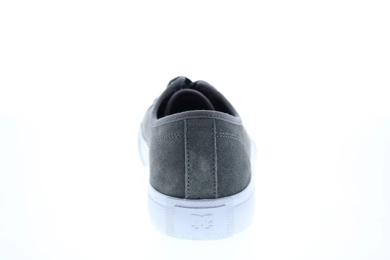 Gray Suede Skate Inspired Sneakers Shoes for Men - DC Manual S ADYS300637