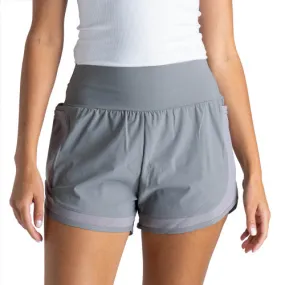 Gray Track Shorts