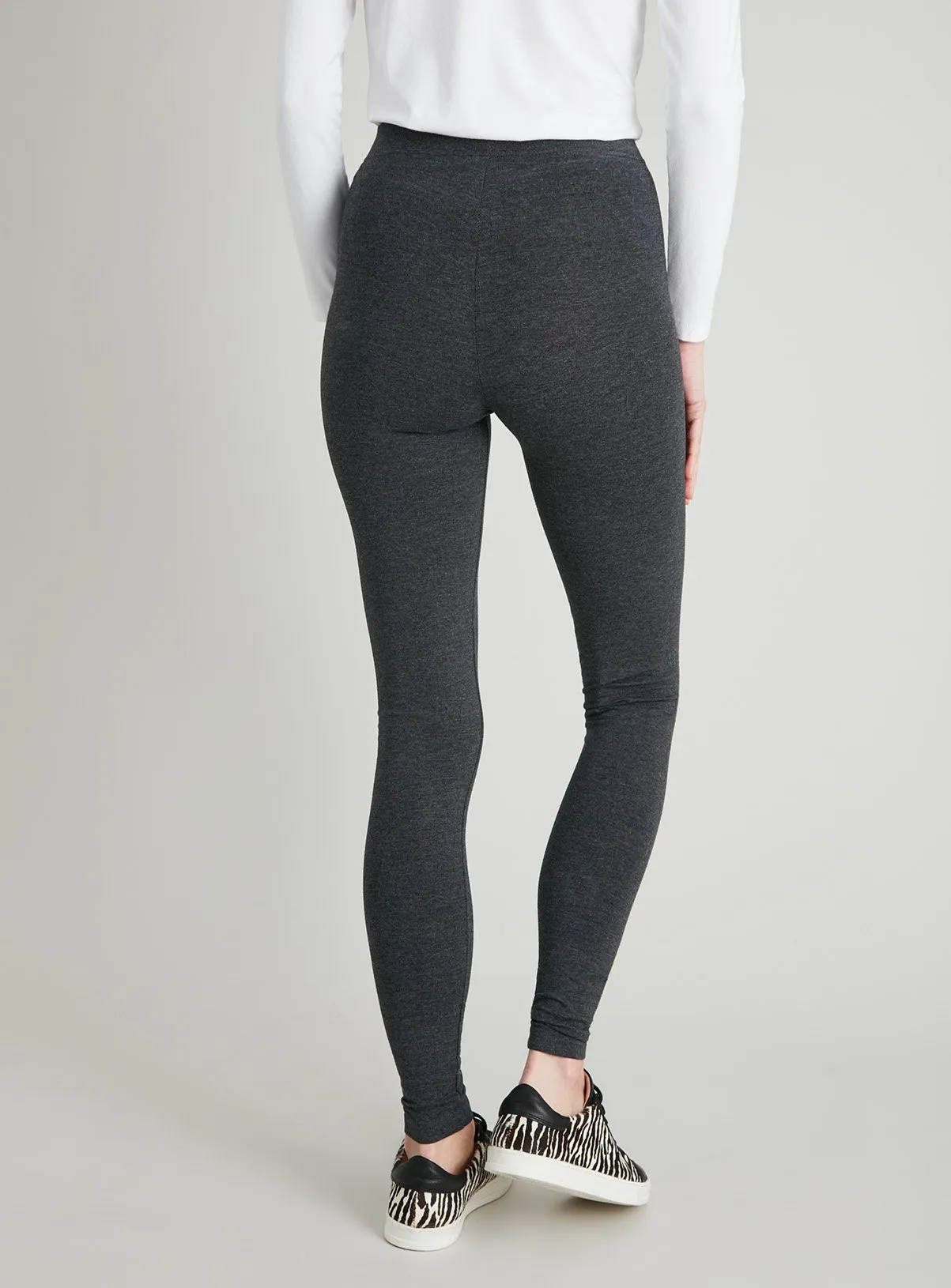 Grey Marl Soft Touch Leggings 20L for Sale | Shop Leggings at Tu