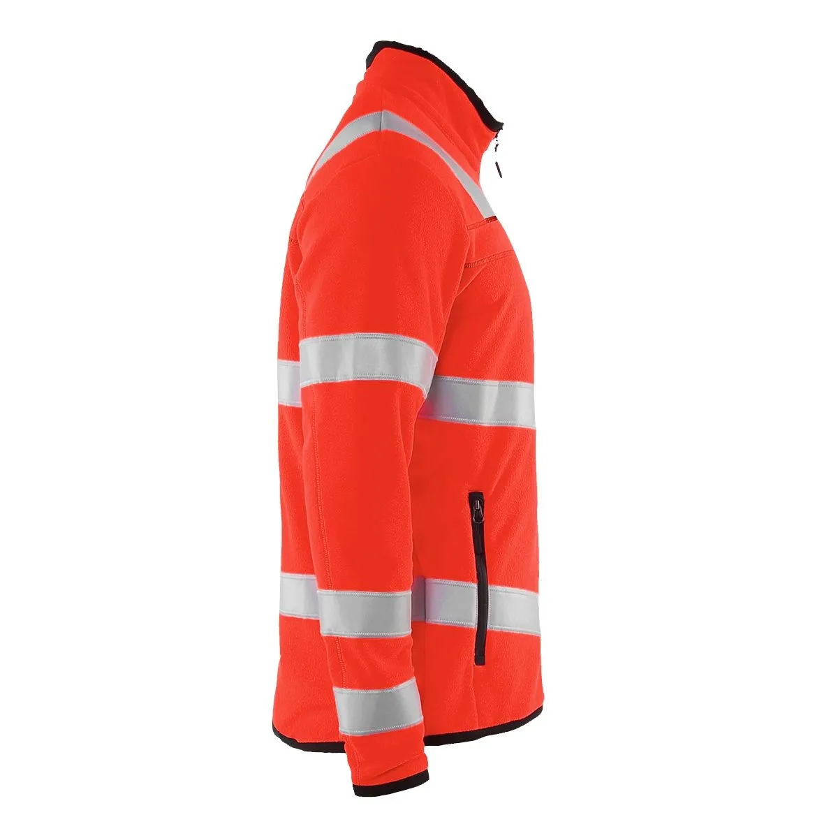 High Visibility Microfleece Jacket 4941 High Vis Yellow - Blaklader.