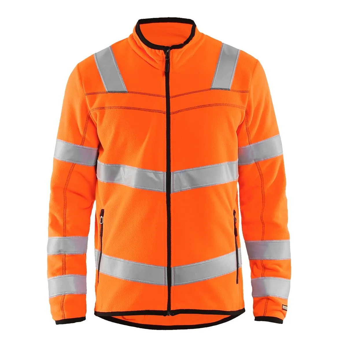 High Visibility Microfleece Jacket 4941 High Vis Yellow - Blaklader.