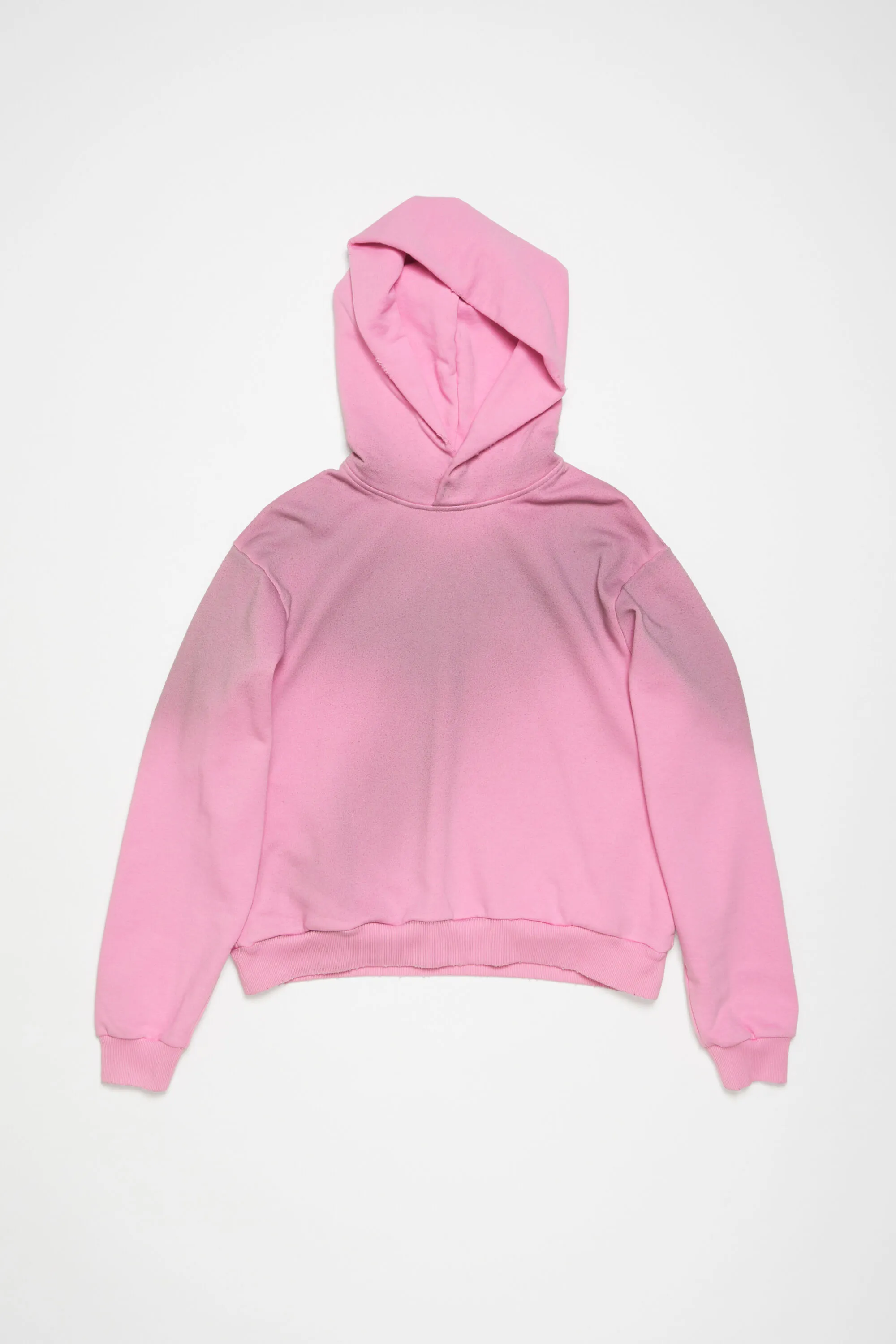 Hooded sweater with logo.