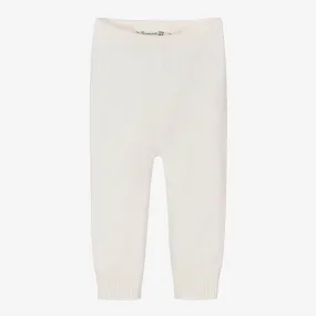 Ivory Cashmere Leggings