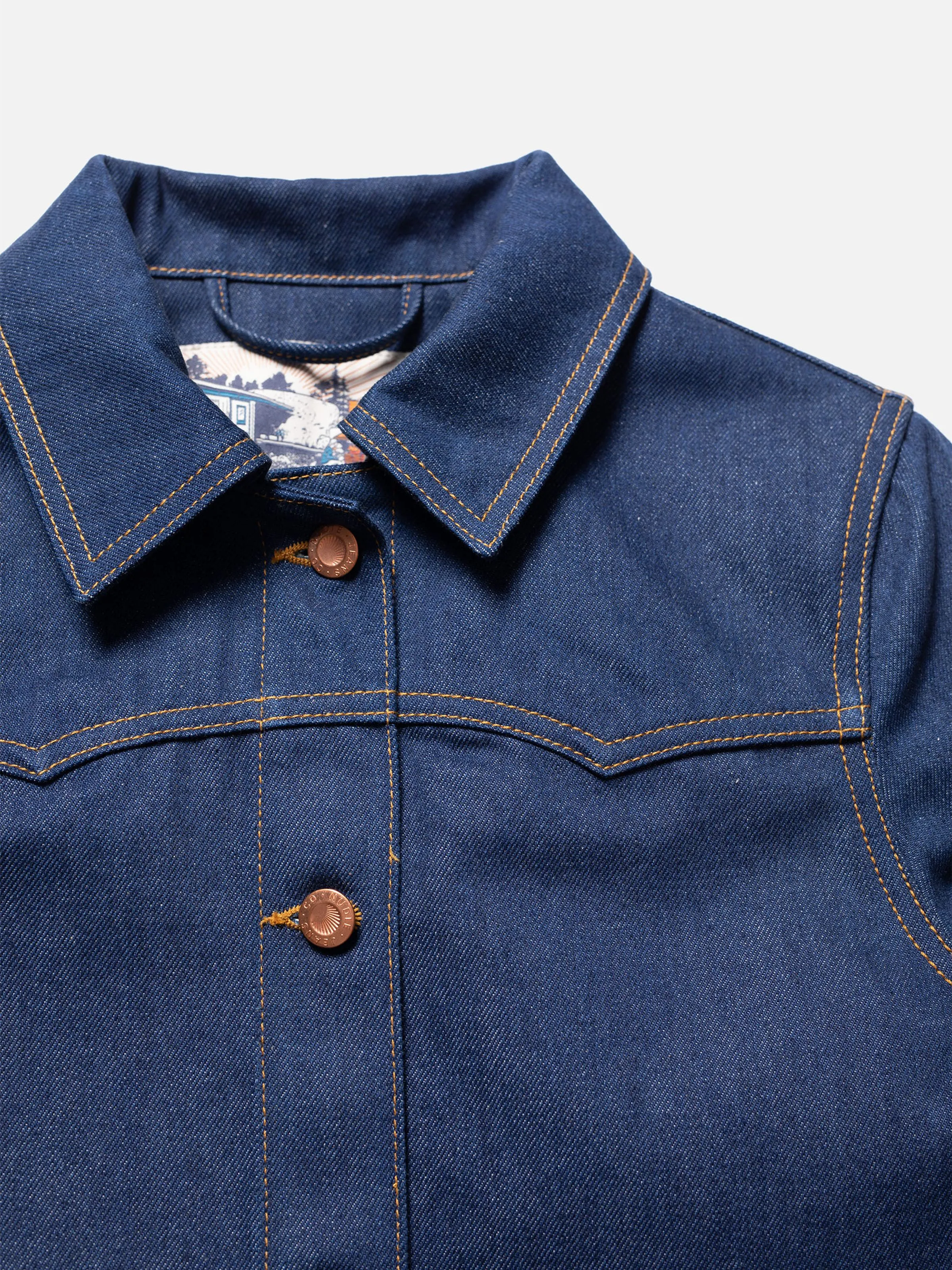 Kelly Blue Western Jacket from the 70s