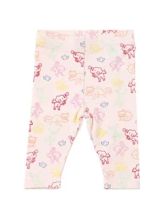 Kenzo Kids Cotton Dress Set with Leggings and Headband.