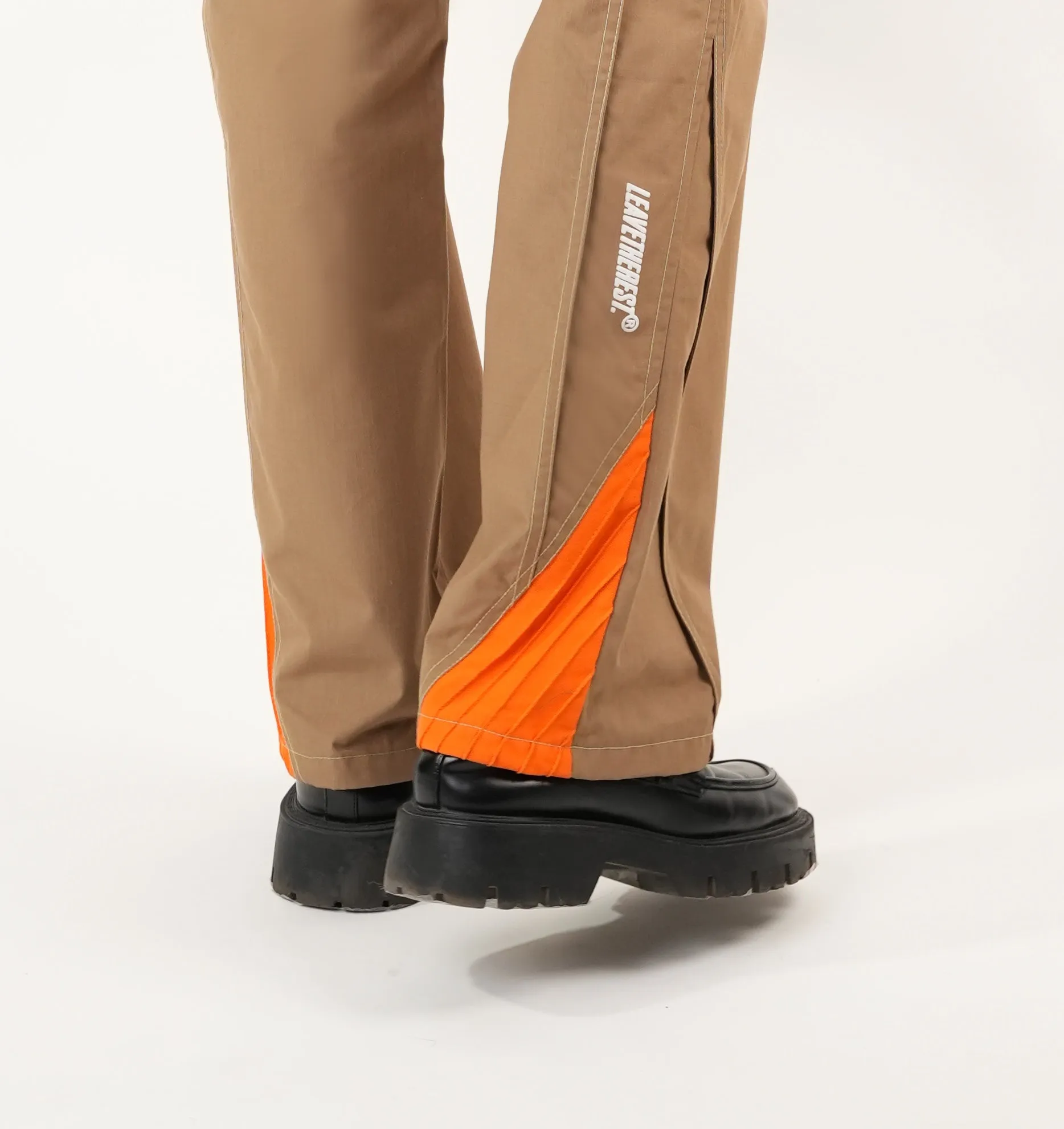 Khakhi Orange Racing Pants