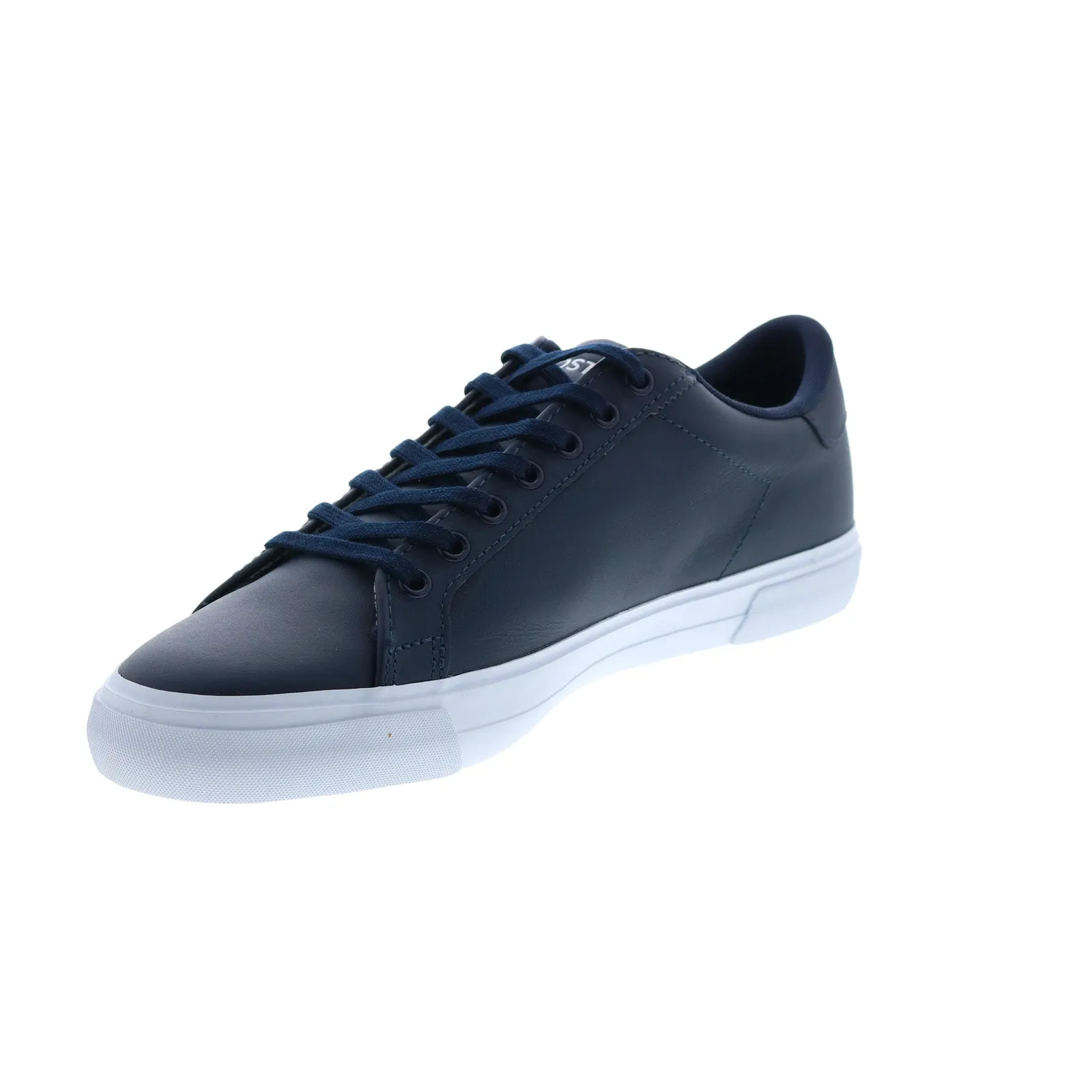 Lacoste Lerond Plus 0722 1 Cma Mens Blue Leather Lifestyle Sneakers Shoes