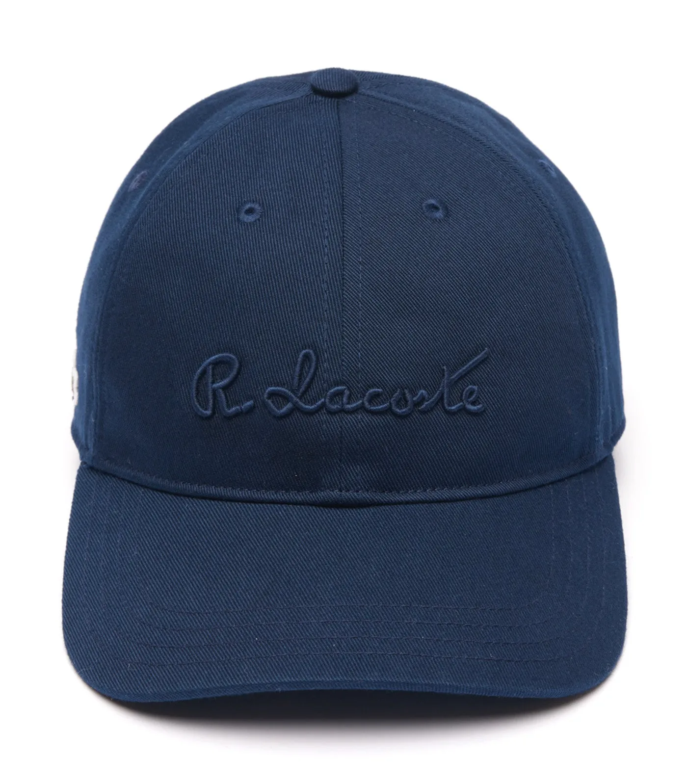 Lacoste Navy Blue Cap with 3D Embroidery