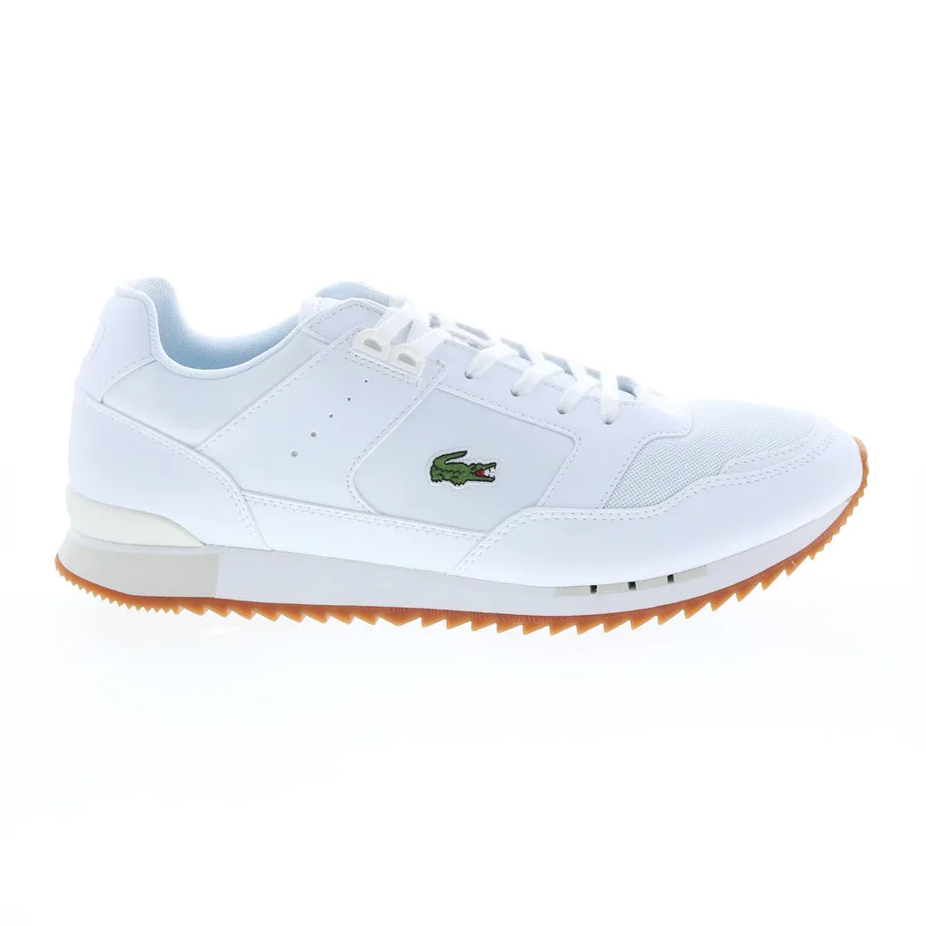 Lacoste Partner Piste 0722 2 Sma Mens White Lifestyle Sneakers Shoes