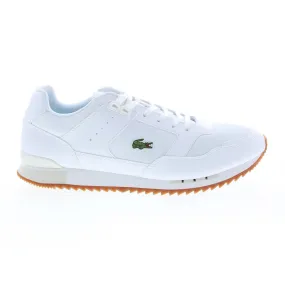 Lacoste Partner Piste 0722 2 Sma Mens White Lifestyle Sneakers Shoes