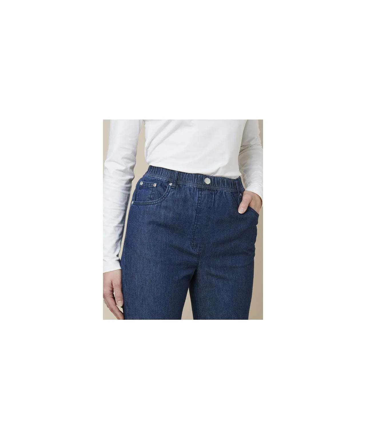 Women's Pull-On Denim Trousers