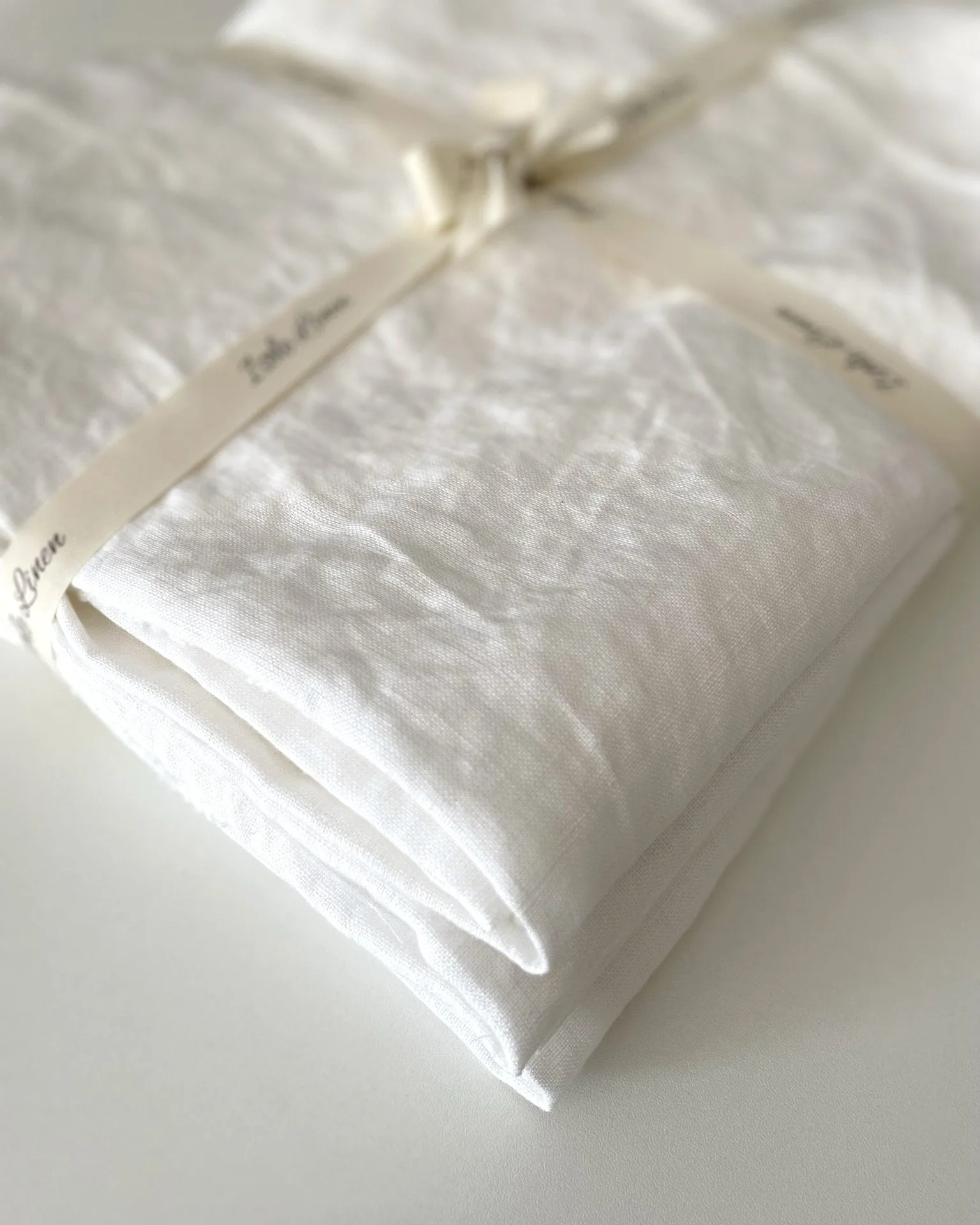 Large Natural Linen Fabric Scraps Bundle, White Linen Remnants for Craft Projects and Clothing, 145cm / 57 inches Width