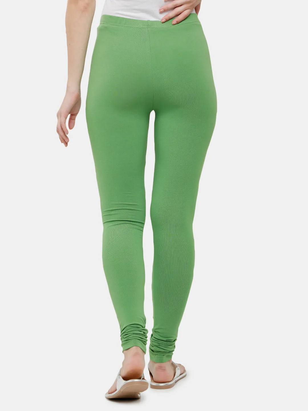 Light Green Churidar Leggings