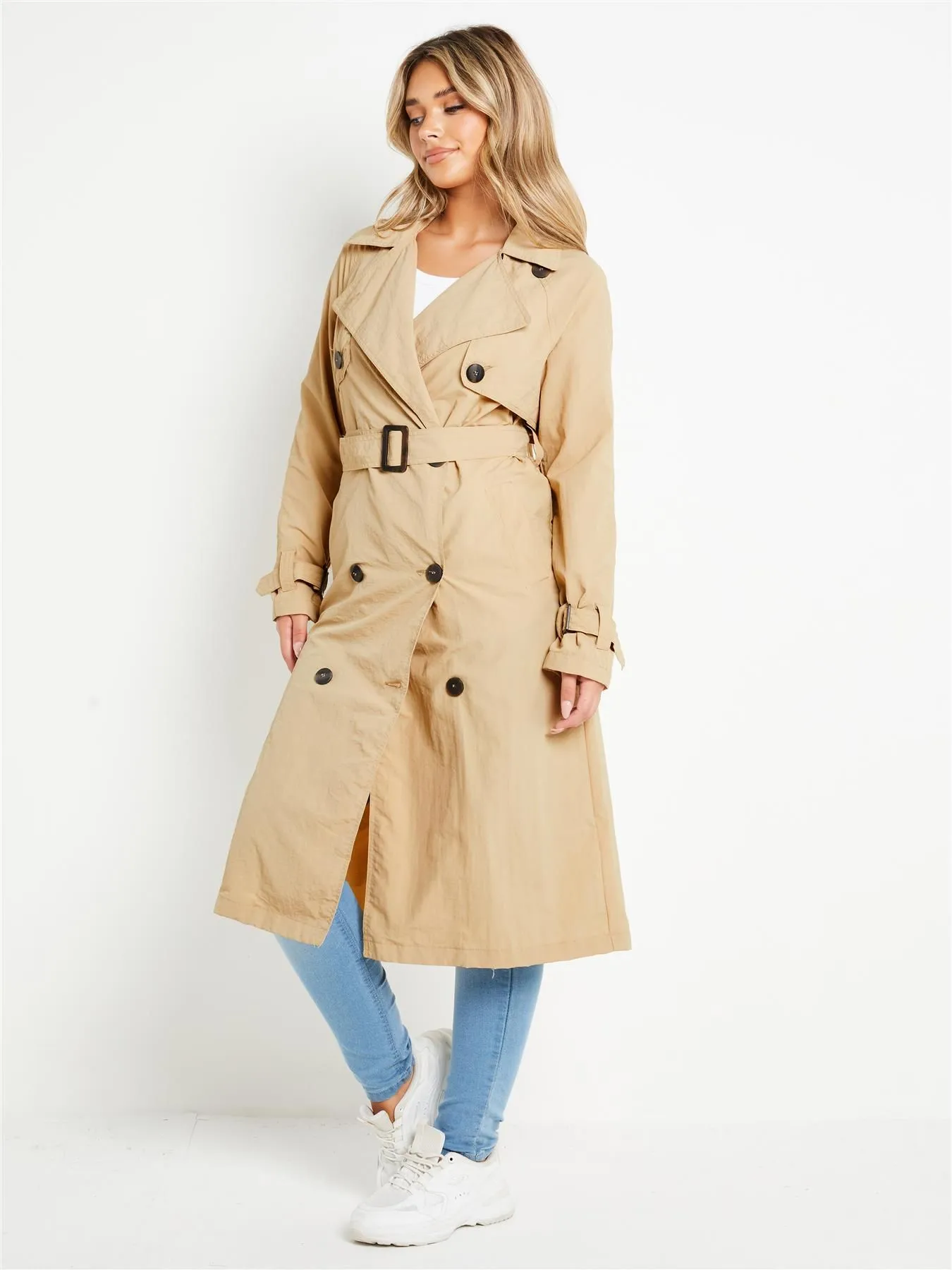 Lightweight Trench Coat Mac in UK Sizes 8 to 16