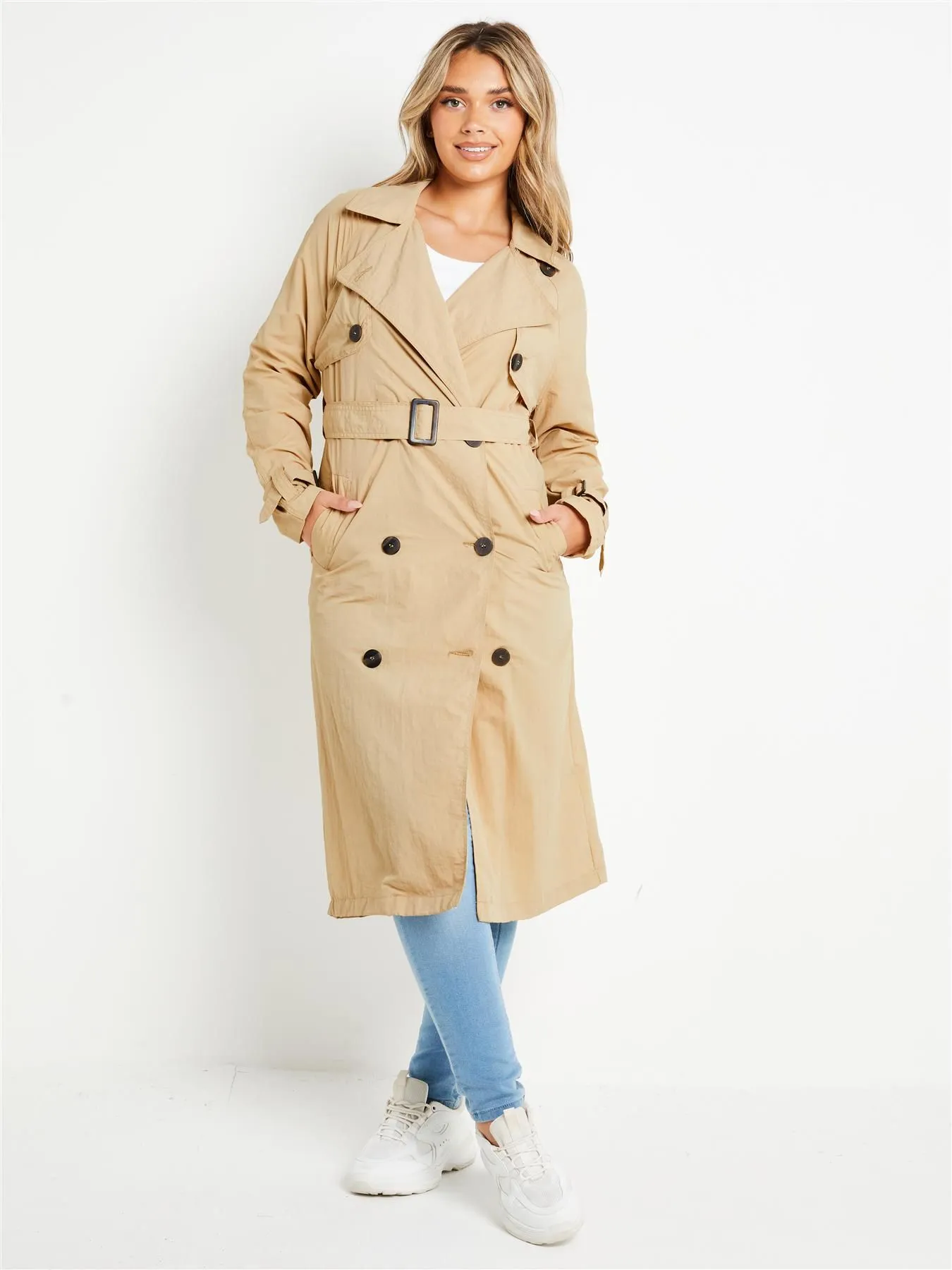 Lightweight Trench Coat Mac in UK Sizes 8 to 16