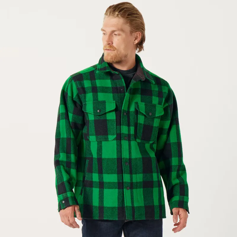 Lined Wool Mackinaw Jac-Shirt