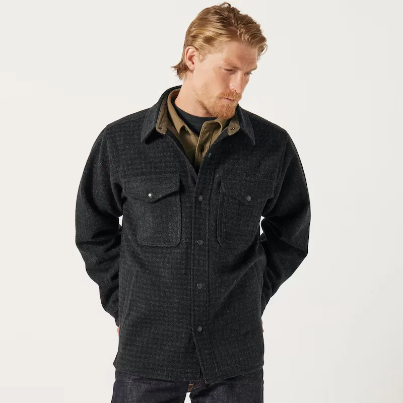 Lined Wool Mackinaw Jac-Shirt