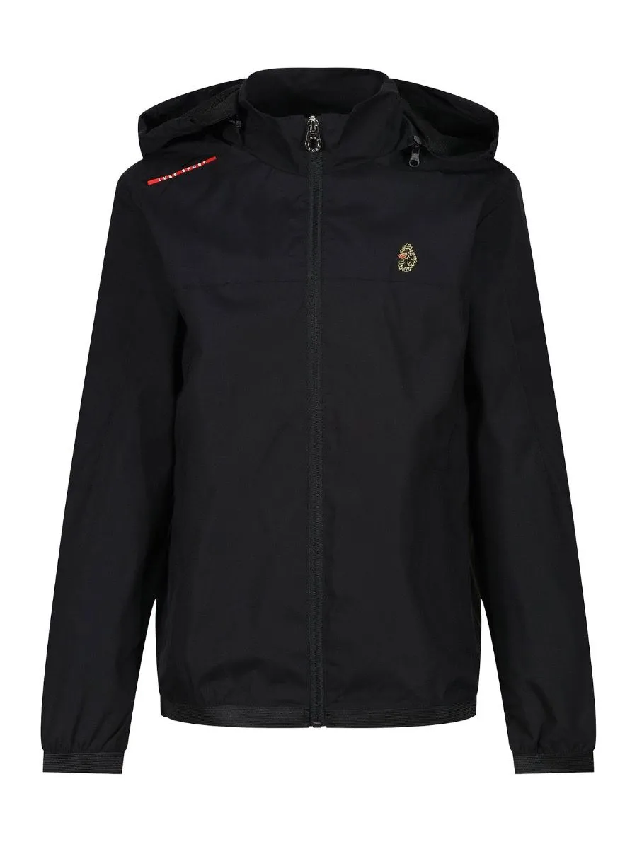 Luke 1977 Men's Benyon Hooded Jacket in Jet Black