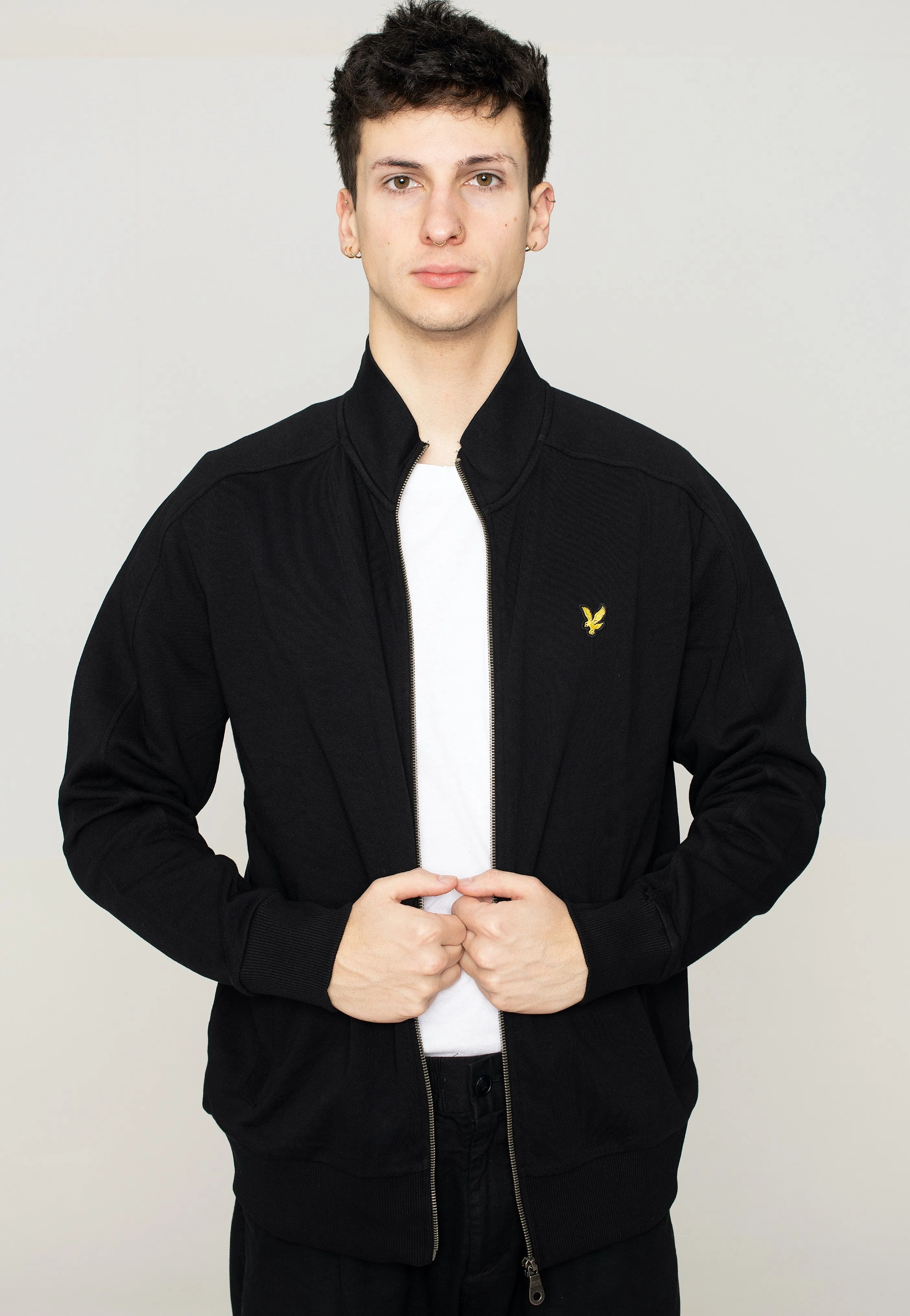 Lyle & Scott Jet Black Track Jacket