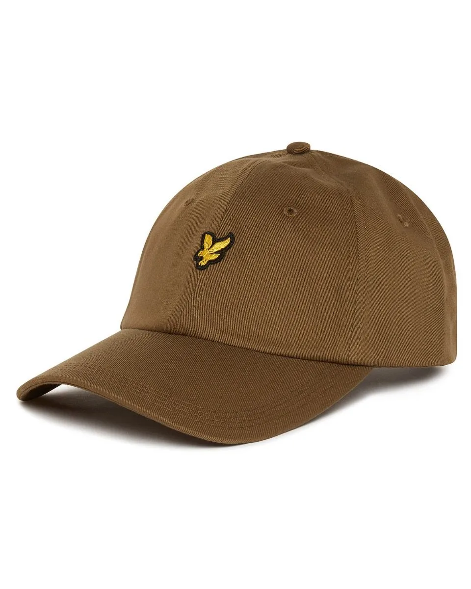 Olive Cotton Baseball Cap by Lyle & Scott