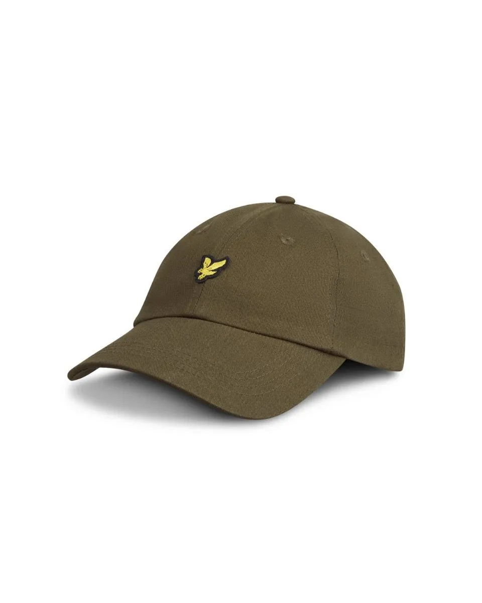 Olive Cotton Baseball Cap by Lyle & Scott